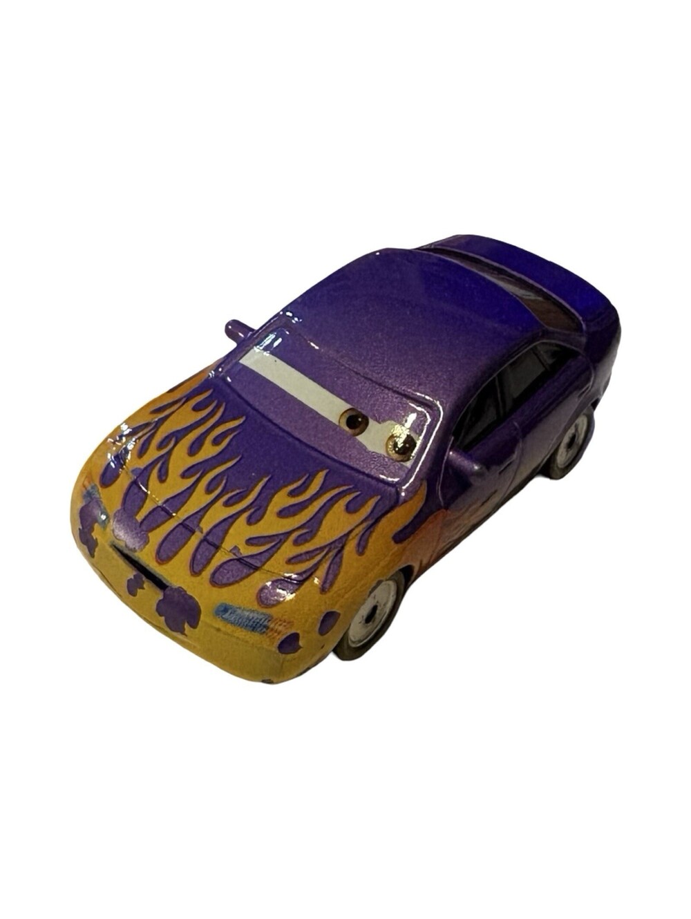 Disney Pixar Cars Marilyn Purple Flames Loose Diecast Rare Mattel